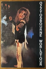 OZZY OSBOURNE Diary Of A Madman 1982 World Tour CONCERT PROGRAM Randy Rhoads