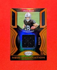 🔥Jack Bech RC /249 Orange -2025 Panini Certified New Generation Jersey #NGJ-JBH