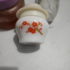 Lot of 4 Vintage Avon Cream Sachet Empty Jars & Vanity Decor