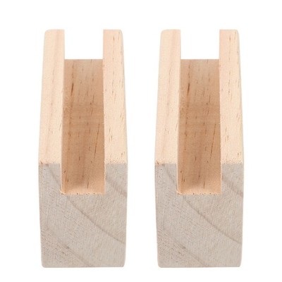 2Pcs Couch Riser for Furniture Bed Table Wooden Support for Adults