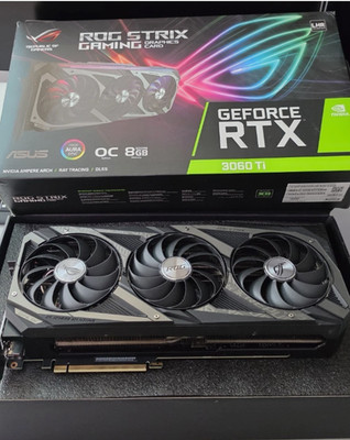 ASUS ROG Strix GeForce RTX 3060 Ti V2 OC 8GB LHR GDDR6