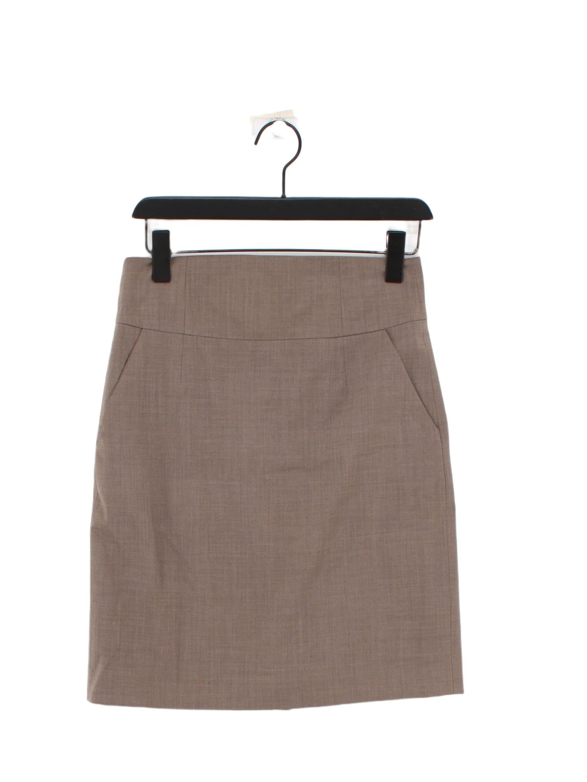Banana Republic Women's Midi Skirt UK 8 Brown Wool