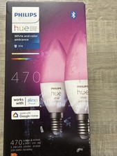 Philips Hue 5.3W B39 E14 Colour Smart LED 2-Pack Bulbs