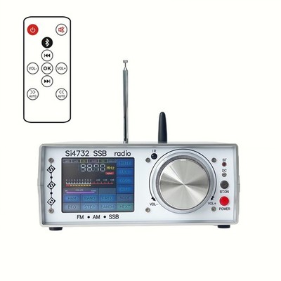 SI4732 ATS-25 Full Radio Receiver 2.8''  Screen 64-108MHz FM/LW MW/SW SSB S6N7