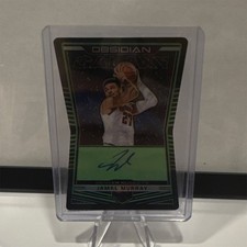 2018-19 Panini Obsidian Galaxy Auto Prizm Jamal Murray Electric Etch Green /15 