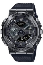 G-Shock GM-110BB-1AJF Black Metal Cover Shock-Resist Digital Watch 20ATM