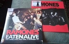 Ramones Duo Eaten Alive 2023/ Buffalo '79 Live 2015 Release Both Factory Sealed