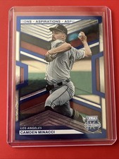 2023 Panini Elite Extra Edition Camden Minacci #87 (RC) Blue Aspirations /349
