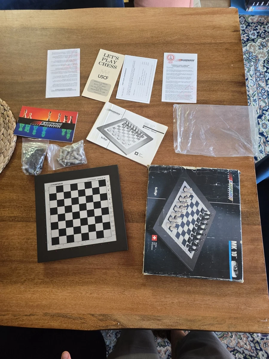 SCISYS SENSOR CHESS JEU D'ÉCHECS ÉLECTRONIQUE FIDE COMPLET TESTÉ TBE