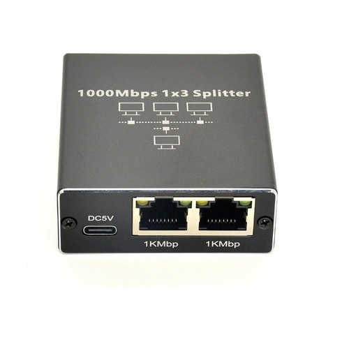 Gleichzeitige Vernetzung Netzwerk-Splitter Ethernet-Switcher Computer - Afbeelding 13 van 14