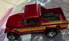 Vintage Hot Wheels Mattel 1982 Jeep Scrambler Metallic Red Truck Malaysia
