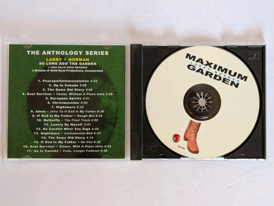 Larry Norman CD - Maximum Garden 2004 Anthology Series SRA-006 RARE HTF OOP Foto 2 de 4