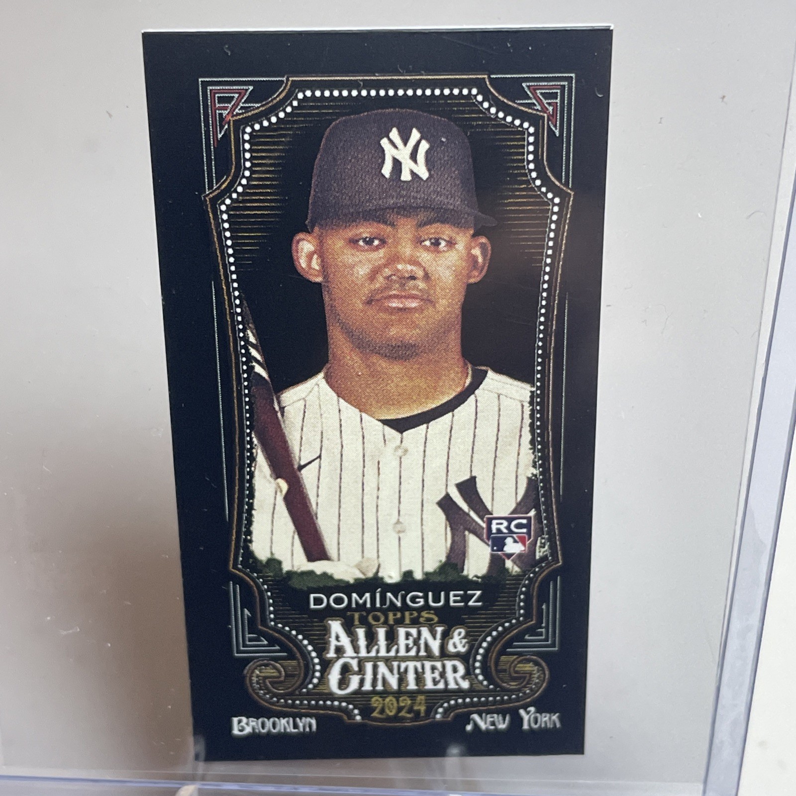 #31 Jasson Dominguez (RC) - Mini - 2024 Allen & Ginter X - New York Yankees