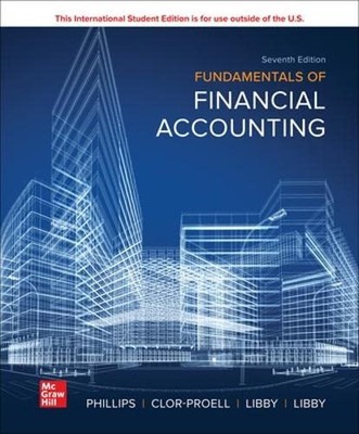 FUNDAMENTALS OF FINANCIAL ACCOUNTING (ISE HED IRWIN By Phillips Associate Fred