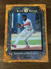 2025 Panini Donruss Elite Series /75 Sebastian Walcott Gold #10 Texas Rangers