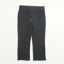 Quince Ultra Stretch Ponte Kick Flare Pants Navy Blue Womens Size Small