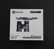 MagView Digiscoping B1 Binocular Adapter Fits Eyepiece Sizes 38.5mm-43mm - NEW 