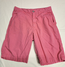 Johnnie-O Shorts Men Size 30 Salmon Pink Malibu Red Hybrid West Coast Prep