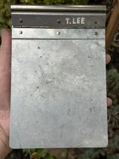 Old Vintage Wilson Jones Company Small Steel Clip Board 7  1/2" X 5" No. 417 O3