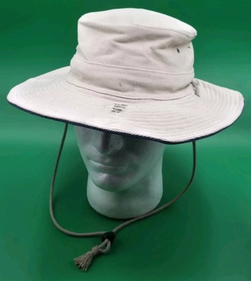 Wallaroo Hat Company Traveler Sun Hat Khaki Packable Wide 100% Cotton 61cm XL