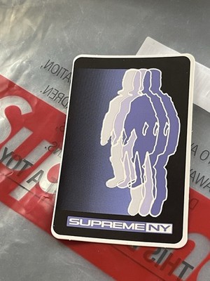 Supreme FW20 NY Blur Sticker - Blue