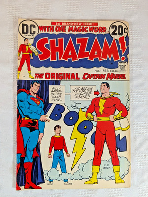 Shazam! #1 (DC Comics February 1973) VF- @7.5 B copy
