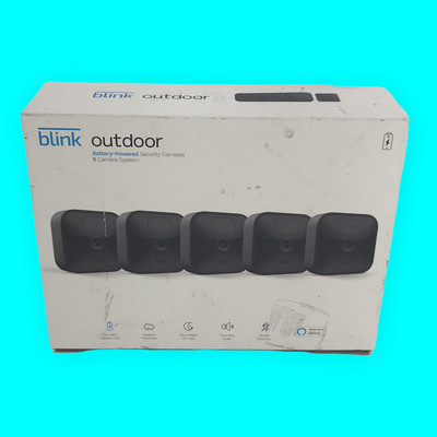 Blink Outdoor 3rd gen Wireless Security Camera System Black 5-pack #MP9307