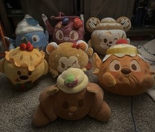 7x Disney Munchlings Large Sized Something Sweet Plush Collection RARE Mickey