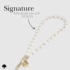 Kate Spade New York Sea Pearl Phone Charm Wristlet Compatible with All Cases