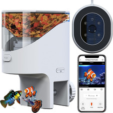 Wifi Automatic Fish Feeder with 2.5K Camera, ...