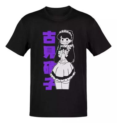 Anime Komi-san Komi Maid White T-Shirt Size S-5XL, Gift For Friends