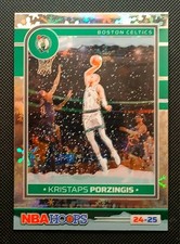 2024-25 Panini Nba Hoops - Kristaps Porzingis #9 Winter - Silver Prizm 