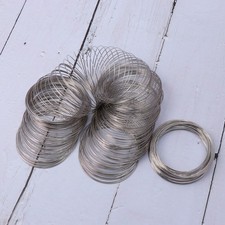 300 Circles 55 mm Stainless Steel Wire for Jewelry Making Bracelets