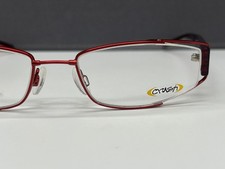 Titanflex Eschenbach Eyeglasses Frames Woman Red Square Oval Small Crush 850003
