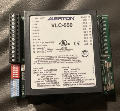 NEW Open Box ALERTON VLC-550 Input Monitoring Controller HVAC System Honeywell