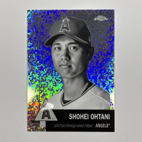 2022 Topps Chrome Platinum Anniversary Shohei Ohtani #1 B&W Mini Diamond 