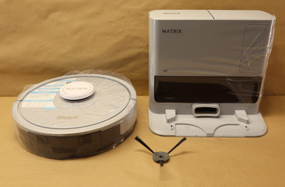Shark Matrix Robot Self Empty Vacuum Voice Controlled (VR2350S) White