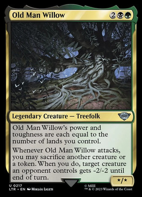 LP Old Man Willow (217) The Lord of the Rings LTR MTG Magic