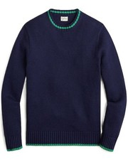 NWT -XL-J.Crew Heritage cotton tipped sweater