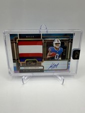 2024 Panini One Franchise Future Fabric RPA Keon Coleman #86  Gold /10 (RC, AU)