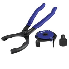 2-piece Adjustable Oil Filter Wrench Set For Cars Trucks Suvs - Heavy Duty To