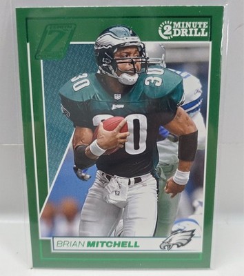 Brian Mitchell 2024 Zenith #82 ''2 Minute Drill'' Green Philadelphia Eagles