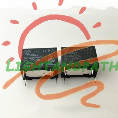 10PCS HONGFA HF32FA-012-HSL2 Power Relay 12VDC 4Pins 5A 250VAC New