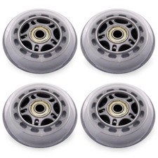 Inline Skate Wheels with Bearings, 3 Inch Roller Blade Wheels 76Mm Outdoor and I