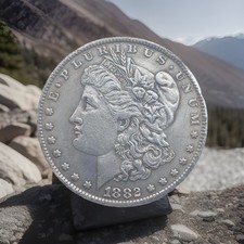 1882 S  Morgan Dollar Style Liberty Head | Antique Collectible gift TOKEN