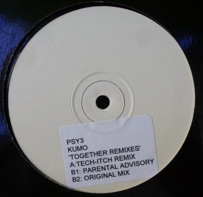KUMO TOGETHER REMIXES 12'' VINYL PSY3  EX/EX  DRUM N BASS