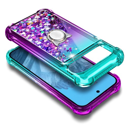 For Google Pixel 9 / 9 PRO / 9 PRO XL Phone Case Glitter Cover + Tempered Glass - Picture 12 of 20