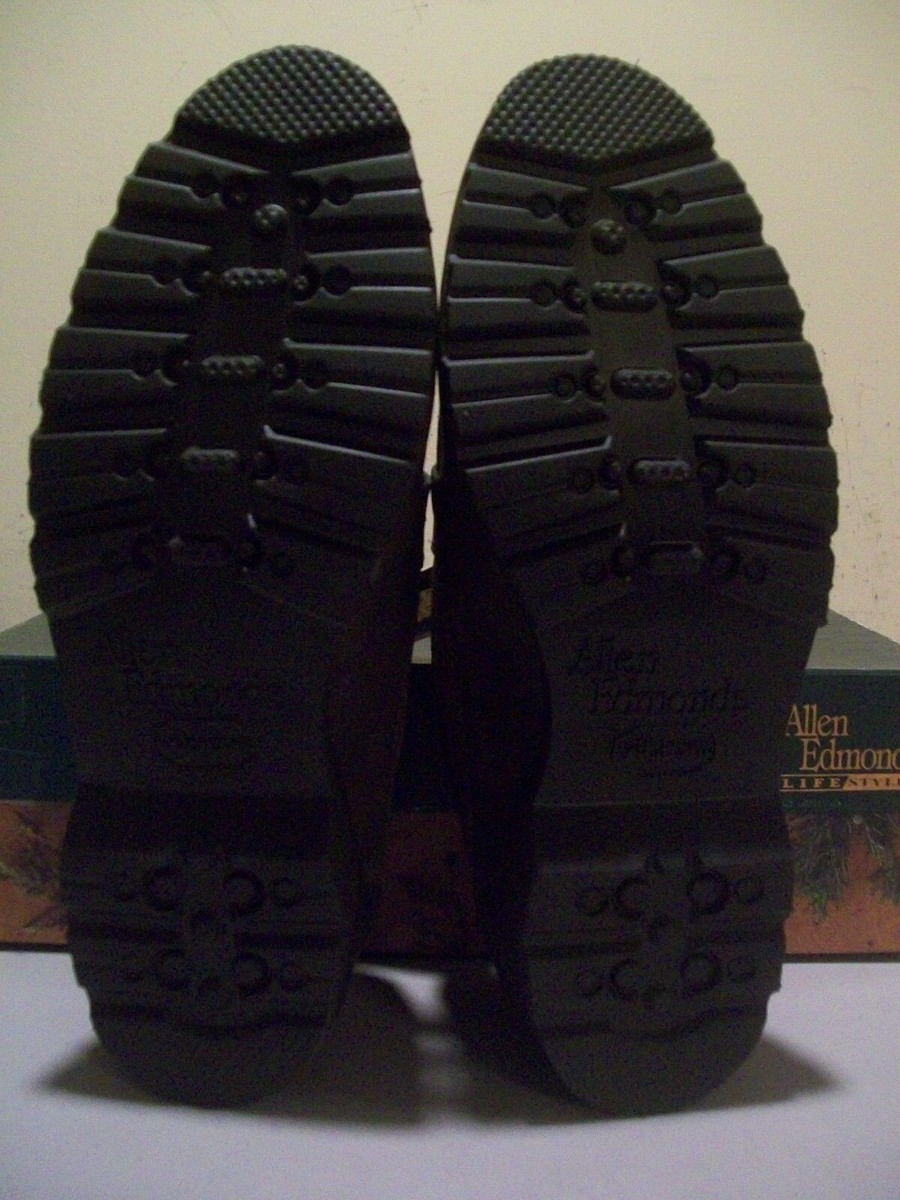 New 1st Quality Allen Edmonds Roanoke 8 D charcoal/olive  display picture 1