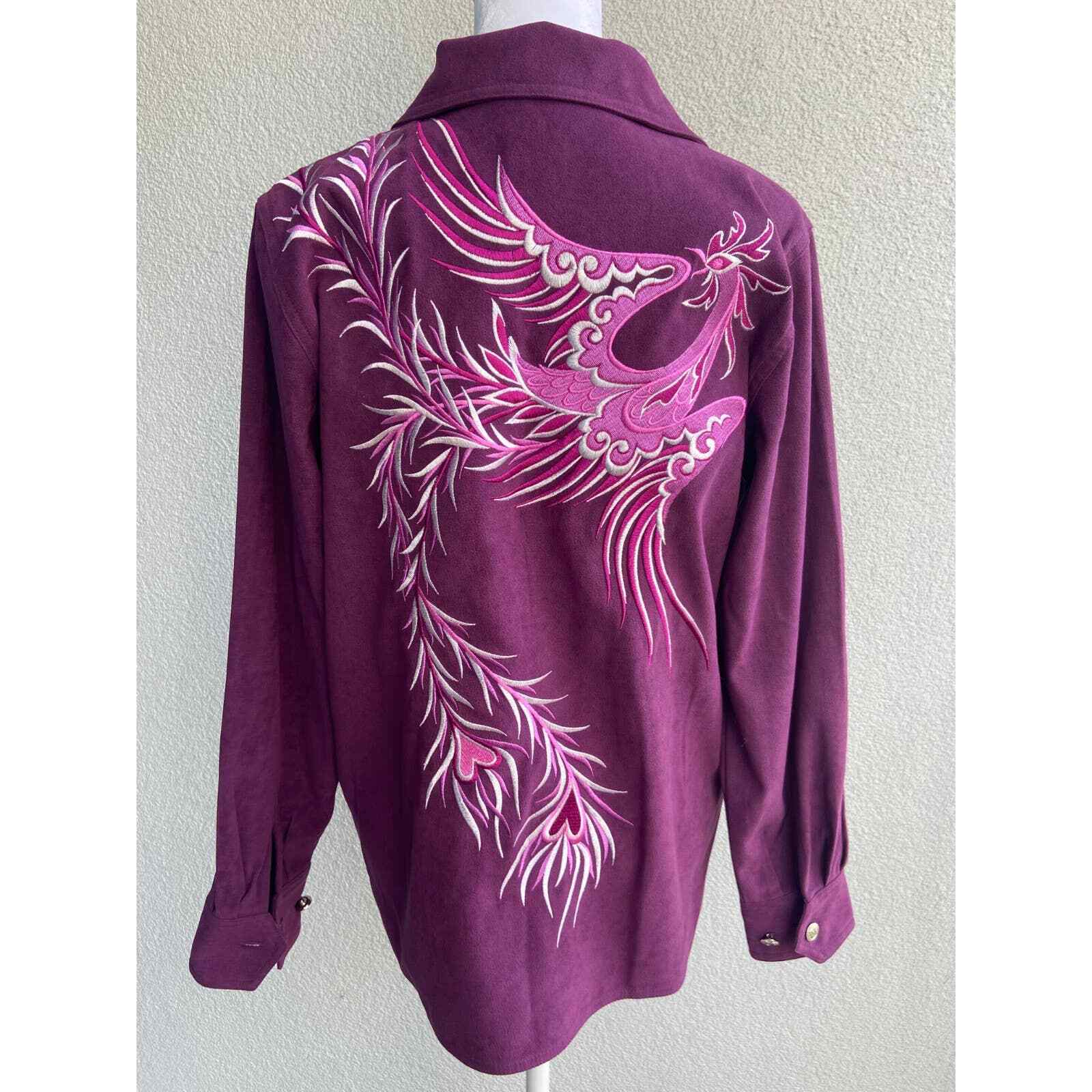 Vintage Bob Mackie Wearable Art purple Jacket - image 1