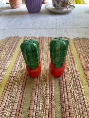 ビンテージ サボテン ソルト&ペッパー 陶器製 JAPAN カクタス Vintage Potted Cactus Salt & Pepper Shakers Made in Japan | eBay